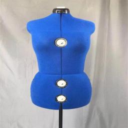 Manequim de pano feminino de costura completa para alfaiate, Body Design, Busto Vestido Forma Stand, Base de Metal, Display ajustável, E218, 2023 - Image 1