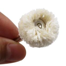STONEGO Cabeça de polimento de roda de lã com haste de 3 mm para polimento de joias e metais, acessórios de ferramenta rotativa com 10 peças - Image 3