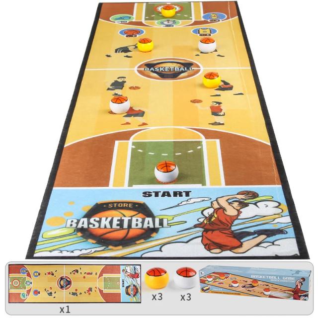 Jogo de Boliche e Curling Divertido para Pais e Filhos
