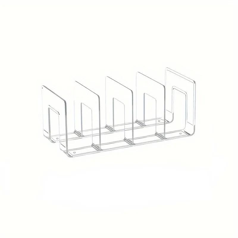 Clear Bag Storage Rack Divisor, Organizador de bolsa, Acrílico Partition Display, Gabinete transparente, Bags Storage Stand, 2Pcs - Image 1