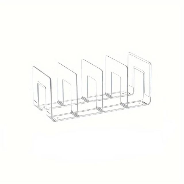 Organizador de Bags em Acrílico com Divisores Transparentes - Suporte para Armazenamento em 2 Peças
