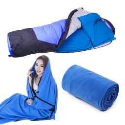 Saco de dormir portátil com forro de lã, Cama leve para acampamento ao ar livre, Mochila para caminhadas, Saco de dormir ultraleve, 180cm - Image 1