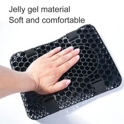 3D Honeycomb Motocicleta Assento Almofada, Alívio de Pressão, Respirável, Anti Slip, Confortável, Moto Acessórios - Image 5