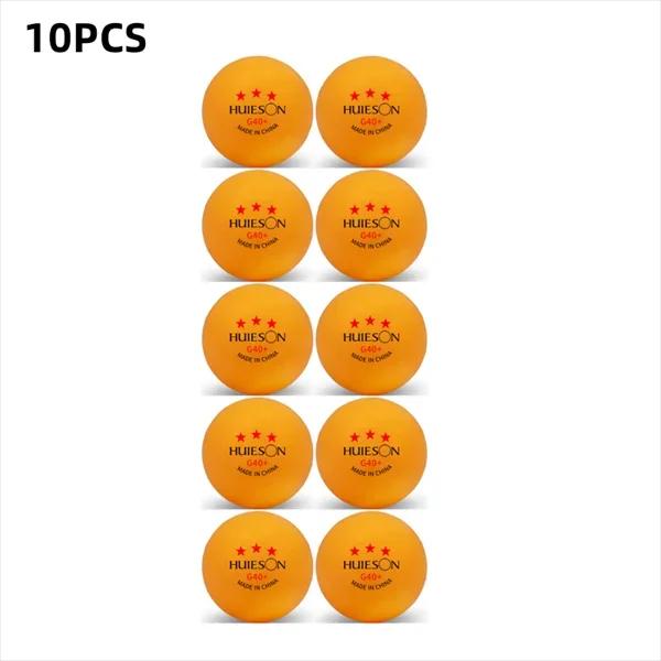 Huieson-Bolas De Treinamento De Tênis De Mesa Com Embalagem De Caixa, Bolas De Ping Pong ABS, Treinamento Do Clube De Tênis De Mesa, 3 Estrelas, G40 +, Branco e Laranja (não comprar se rejeitar o direitos aduaneiros) - Image 1