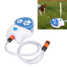 Fonte De Água Do Cão Com Mangueira, passo Na Pata Ativado Dispensador De Água Potável, alimentador De Sprinkler - Image 3
