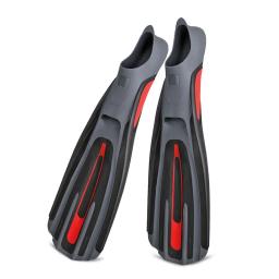 Novo profissional barbatanas de natação adulto portátil verão longo silicone mergulho equipamentos esportes aquáticos barbatanas mergulho - Image 1
