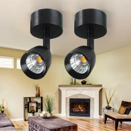 Refletor de parede LED ajustável, Lâmpada de quarto, Decoração, Teto ajustável, Downlight, Iluminação de fundo, 5W, 180 - Image 3