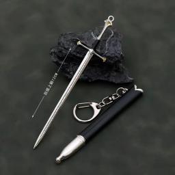Aragorn Narthil Espada Chaveiros, LOTR Anduril, Arma Medieval, Katana de Metal, Espada Samurai, Enfeites Brinquedos Coleções, 12cm - Image 1