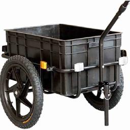 Roda Quick Release Bike, bicicleta Hand Wagon, reboque de carga grande, fácil armazenamento e transporte, 16" - Image 2