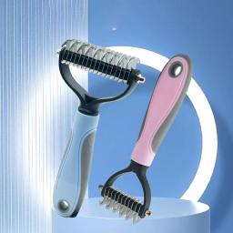 Escova profissional da remoção do cabelo do animal de estimação, pente do cão, pente do gato, dispositivo da beleza, cão - Image 1