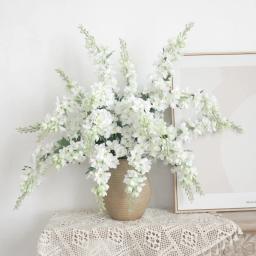 Seda Jacinto Artificial para Decoração de Casa, Flores Falsas, Casamento e Festa de Aniversário, Arranjo Florais DIY, Suporte de Fotografia, 75cm, Outono - Image 3