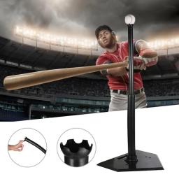 Baseball Bat Swing Tees Formação, Softball Batting, Suporte Bola, Altura Ajustável, Iniciante Exercício, 21-40 Polegadas - Image 1