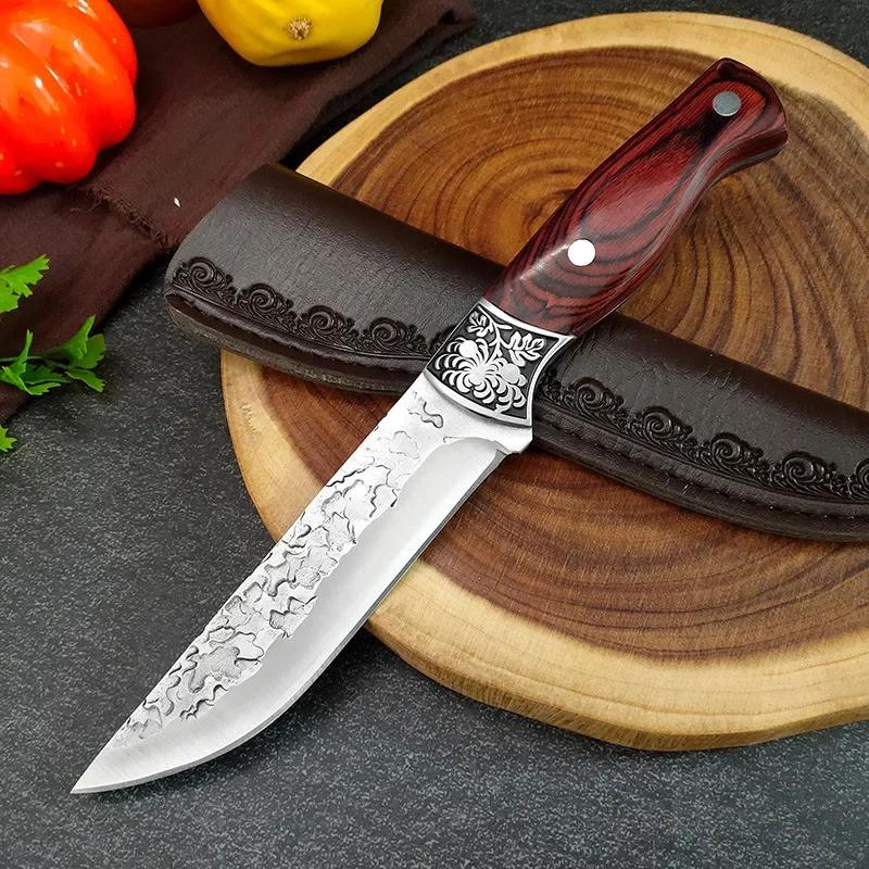 Aço inoxidável forjado Faca de desossagem Cutelo de carne Facas de chef profissional Corte de peixe de carne de porco Acessórios faca de cozinha - Image 1