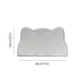 Tapete antiderrapante de silicone para cães e gatos, esteira de comida de gato, impermeável lavável, colocação de pet à prova de derramamento - Image 6