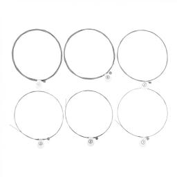 Cordas de guitarra elétrica com revestimento anti-ferrugem, Núcleo de aço carbono alto, Ferida de aço níquel, 6pcs por conjunto - Image 2