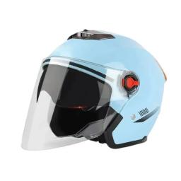 Capacetes de motocicleta para homens e mulheres, Open Face, Half Helmet, Ciclismo, Acessórios para motocicletas - Image 1