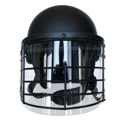 Capacete anti-motim com malha de aço, capa protetora, capacete tático, estilo americano - Image 3