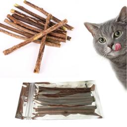 Natural Silvervine Sticks para gatos, Catnip Chew Sticks, Dentes Molar, Brinquedos de mastigação para gatinho e gatinho presentes - Image 5