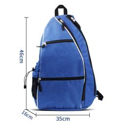 Bolsa Pickleball ajustável para homens e mulheres, mochila com suporte para garrafa de água, 3 cores para escolha - Image 3