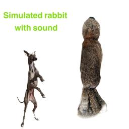 Cão de caça mordendo brinquedos, Simulação Coelho, Interactive Dog Sound Toy para Whippet, Gree, Greyhound, Hound Training Tools, Pet Supply - Image 1