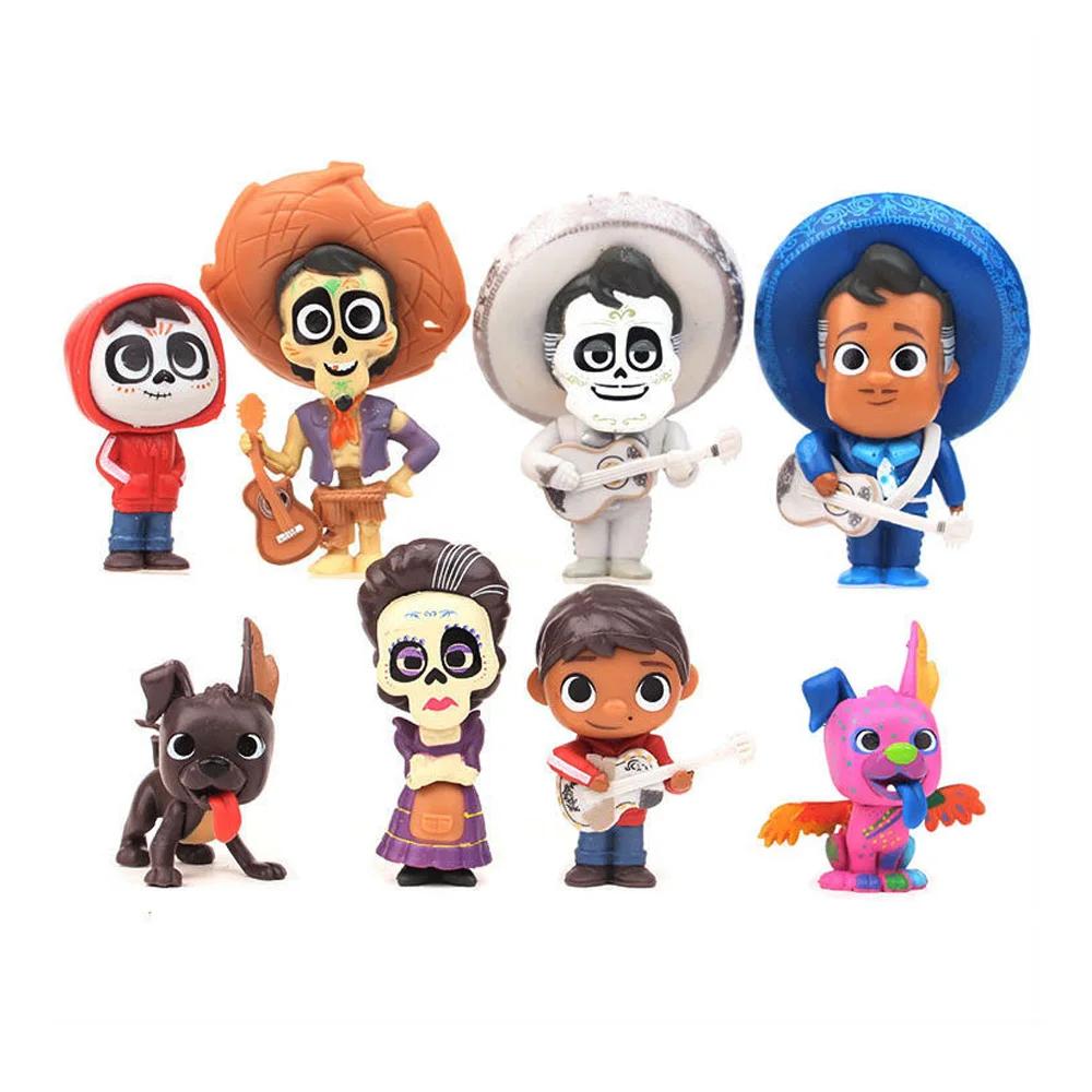 8 pçs/set Filme Pixars COCO Personagem Bonito Figura Modelo Brinquedos - Image 1