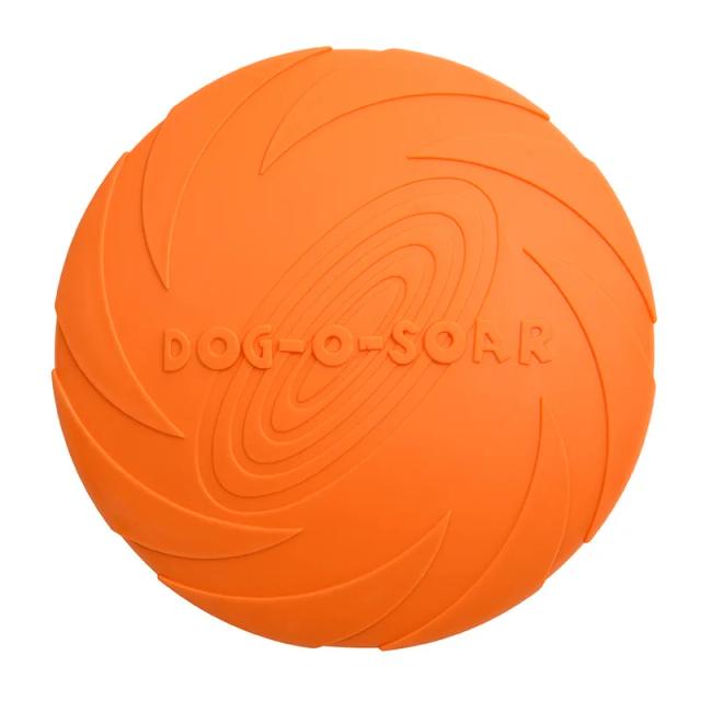 Borracha macia: brinquedos interativos mordida-resistentes para cães e frisbees para treinamento e diversão pet