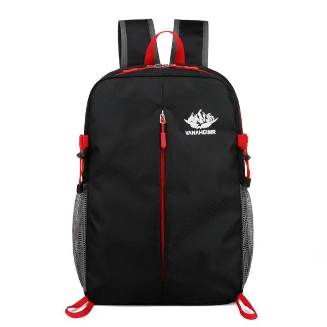 Mochila Dobrável Leve e à Prova d'Água para Esportes ao Ar Livre, Caminhadas e Acampamentos Unisex