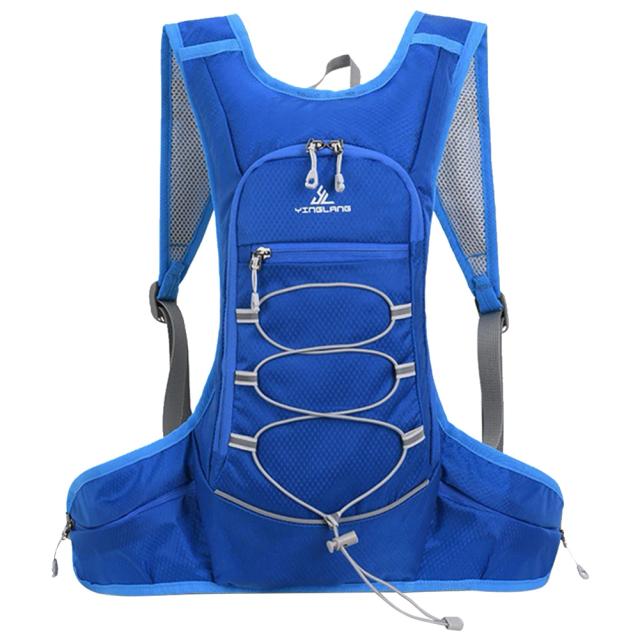 Mochila Impermeável e Respirável com Listra Reflexiva para Caminhadas, Corridas e Ciclismo

