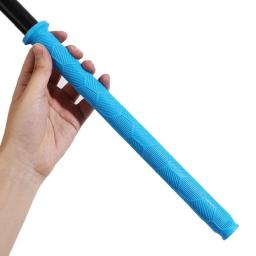 Alça de vara de pesca de silicone multifuncional envoltório substituível universal antiderrapante apertos capa tubo termo retrátil mão pólo apertos - Image 2