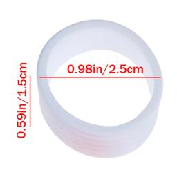Tennis Racket Rubber Ring Grip, Stretchable, Stretchy Handle, Absorvente à prova de choque, Anti-Vibração, Silicone Sports Accessories, 4Pcs - Image 6