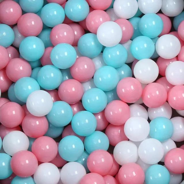 Bolas de Plástico Bebê 100 Pçs Cores Divertidas para Piscina e Tenda