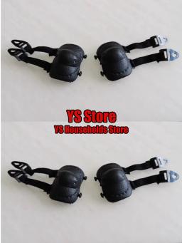 Militar tático joelheiras para Airsoft Paintball e caça, proteção de cotovelo, 1/6 soldado, exército, 12 "figura do corpo, em estoque - Image 5