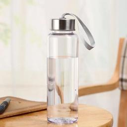 Garrafa de água plástica transparente, Copo de café portátil esporte chá, Beber Garrafas esportivas escolares, 300 ml, 400 ml, 500ml - Image 2
