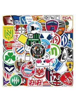 Futebol Clube Coaching Adesivos, Graffiti personalizado e criativo, Decoração móvel do skate, 50 pcs - Image 1