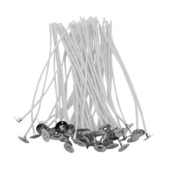 Conjunto pré-encerado de velas de algodão, artesanato DIY, velas de soja, kit duradouro, fabricação de velas, 50 pcs - Image 1