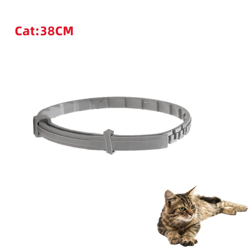 Cão anti pulgas e carrapatos gatos collar pet 8 meses de proteção retrátil pet coleiras para cachorro gato cães de grande porte acessórios - Image 1