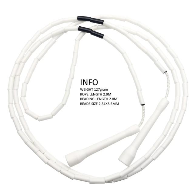 Pular Corda RA-Handle: Corda PVC com Talão ABS e Beads de Liga TPU para Exercícios em Climas Frios