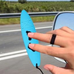 Mini Prancha de Surf Dedo para Carro, Deck Corda Ajustável, The Wind Surf, Anywhere Anywhere, Anytime, Collectible para Crianças, Adolescentes, Presentes Adultos - Image 1