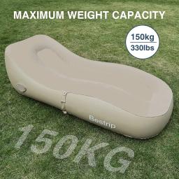 Bestrip sofá inflável, colchão de ar sofá cama cadeira de ar de acampamento para quintal praia viagem acampamento piquenique móveis ao ar livre - Image 5
