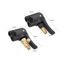 Portátil Bico De Ar Do Pneu De Bicicleta, Bomba Inflável De Latão, Bomba De Mandril, Conector De Válvula, Peças Do Adaptador, Roda De Pneus, 1Pc, 2 Pcs - Image 6