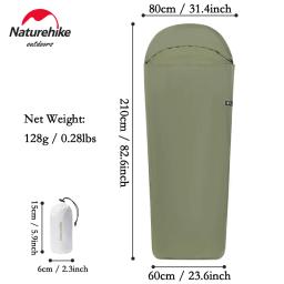 Naturehike saco de dormir forro folha acampamento leve portátil verão sacos de dormir viagem ao ar livre caminhadas acampamento saco de dormir - Image 5