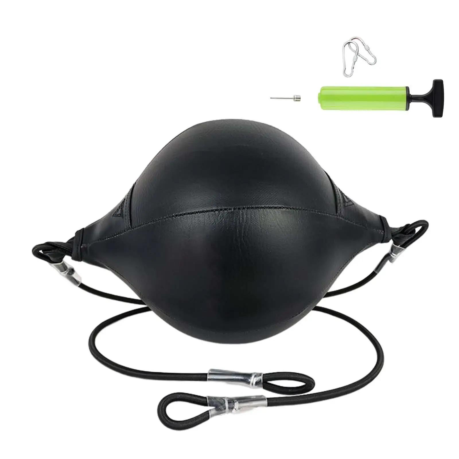 Saco de pancadas de extremidade dupla corda elástica bola de velocidade de treinamento inflável portátil - Image 1