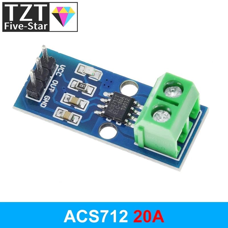 Módulo do sensor atual de Hall para Arduino, TZT, 5A, 20A, 30A, ACS712, ACS712TELC, 5A, 20A, 30A - Image 1