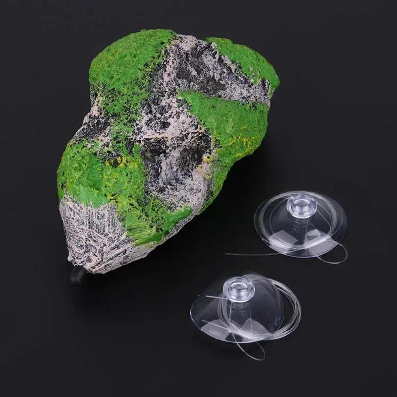 Pedra-pomes artificiais para aquário, enfeite de pedra suspensa flutuante para tanque de peixes, decoração de pedras voadoras - Image 1