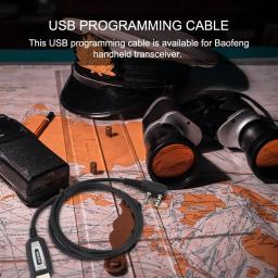 Cabo de programação USB para Baofeng, driver com software CD, cabo para UV-5R, UV-82, BF-888S, UV-S9, BF-V9, UV-82HP, UV-5RE,, 5RA - Image 4