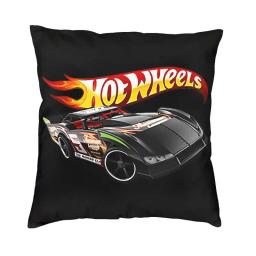 Esporte Carro Hot Wheels Almofada Covers 45x45 Soft Classic Racing Lance Fronha para Sofá Quadrado Fronha Decoração Do Quarto - Image 1