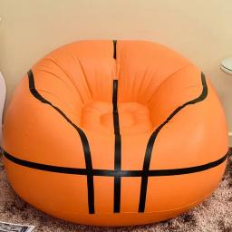 Sofá preguiçoso inflável inflável do PVC, assento relaxando do lazer, sofá do estilo do basquetebol, sofá do lazer, partido interno do Artic - Image 1