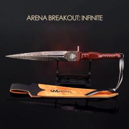 Faca De Assalto De Madeira Com Modelado Para Treinamento De Segurança, Arma, Faca De Brinquedo, Espada De Aço, Enfeites De Artesanato Padronizado, Jogo, ARENA BREAKOUT, 22cm - Image 1