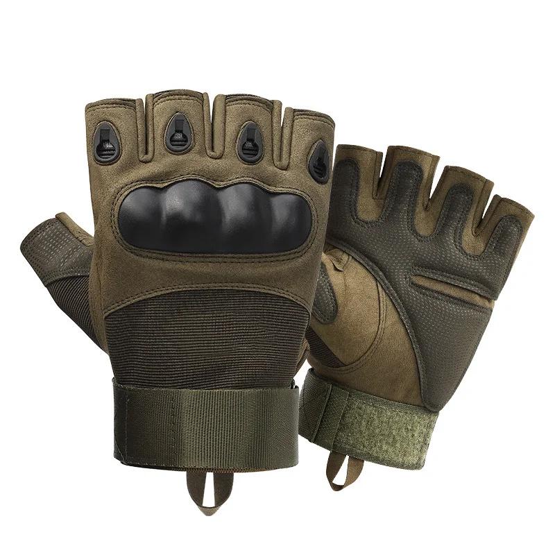 Luvas de montanhismo de meio dedo masculino, ao ar livre, tático, esportes, tiro, caça, airsoft, motocicleta, ciclismo - Image 1