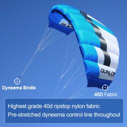 Kite de tração para iniciantes, Power Kite com conjuntos voadores, 2 Line Trainer, 9km, 2 ㎡ a 4 ㎡ - Image 2